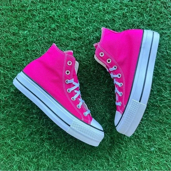 🎁Converse Chuck Taylor All Star Lift Hi Cerise Pink - Picture 6 of 8